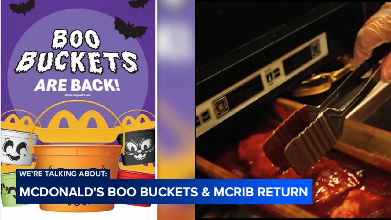 McDonald's Boo Buckets and McRib return for limited time
       — ABC7 Chicago (WLS-TV)